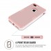 iPhone 7 Plus Case, LONTECT Hybrid Heavy Duty Shockproof Full-Body Protective Case with Dual Layer [Hard PC+ Soft Silicone] Impact Protection for Apple iPhone 7 Plus - Rose Gold