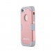 LONTECT  Apple iPhone 5/5C Case Hybrid Heavy Duty Shockproof Full-Body Protective Case Dual Layer PC and TPU cover shell color Rose Gold